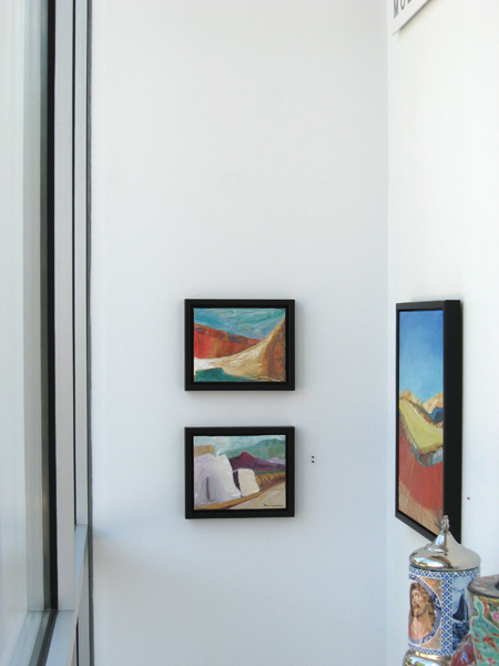 Marjorie Moeser, The View from Here, Exhibition installation view.